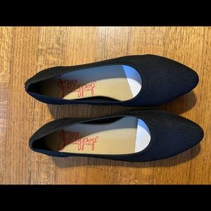 Jellypop size 7.5 Women’s black flat shoes New in box purchased at Belk